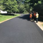 asphalt paving driveway